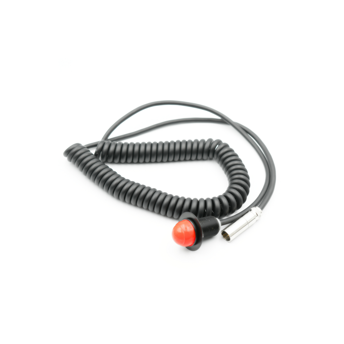 Spiralkabel m/trykknap Ø16